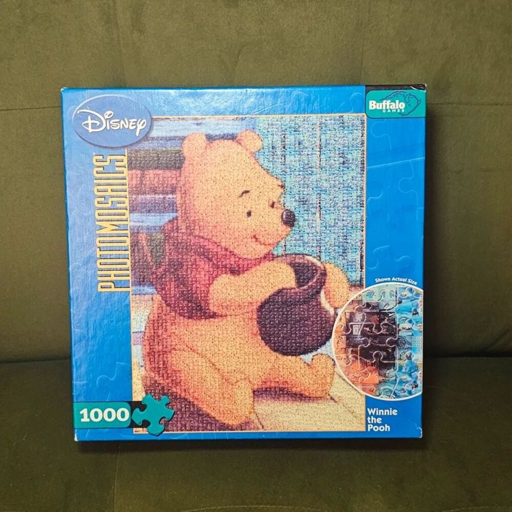Disney Winnie The Pooh Photomosaics Buffalo 1000-Piece Jigsaw Puzzles